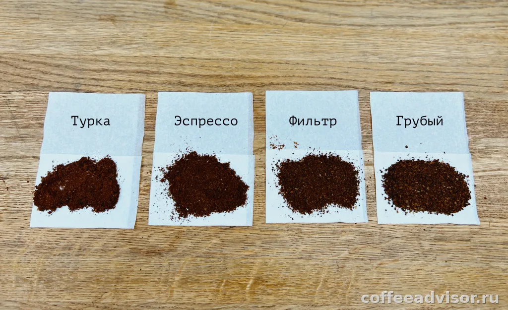 Какой помол нужен для турки, эспрессо, воронки и френч-пресса