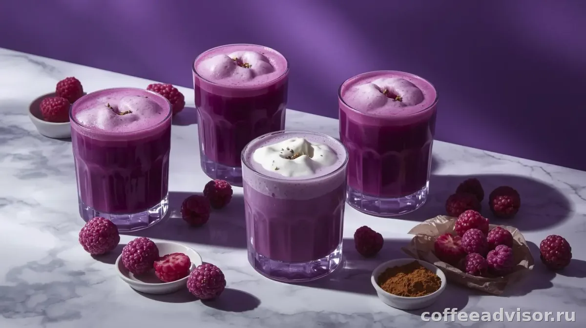 Ube-кофе: что это за фиолетовый тренд и как приготовить его дома без лишней возни
